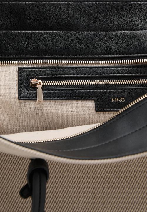 MANGO - Gante tote bag-natural