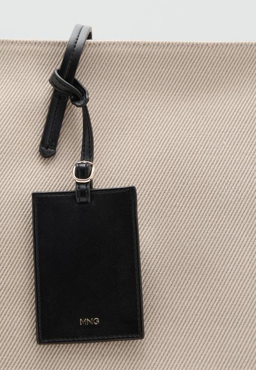 MANGO - Gante tote bag-natural