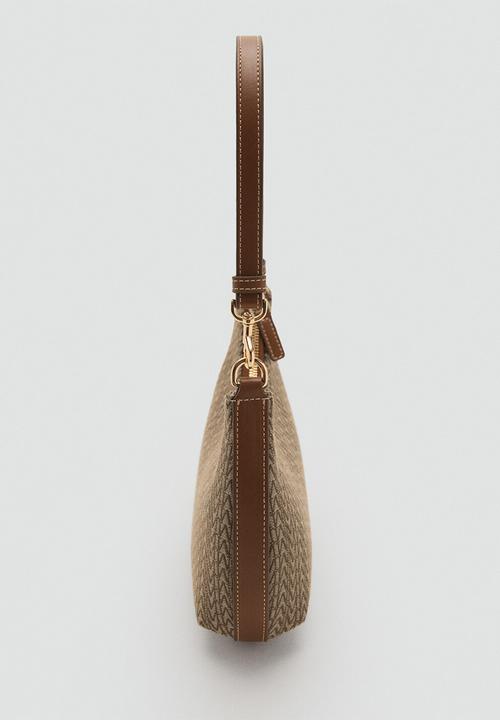 MANGO - Ramiro shoulder bag - brown