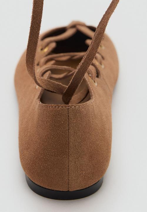 MANGO - Ohio leather pump - light/pastel brown