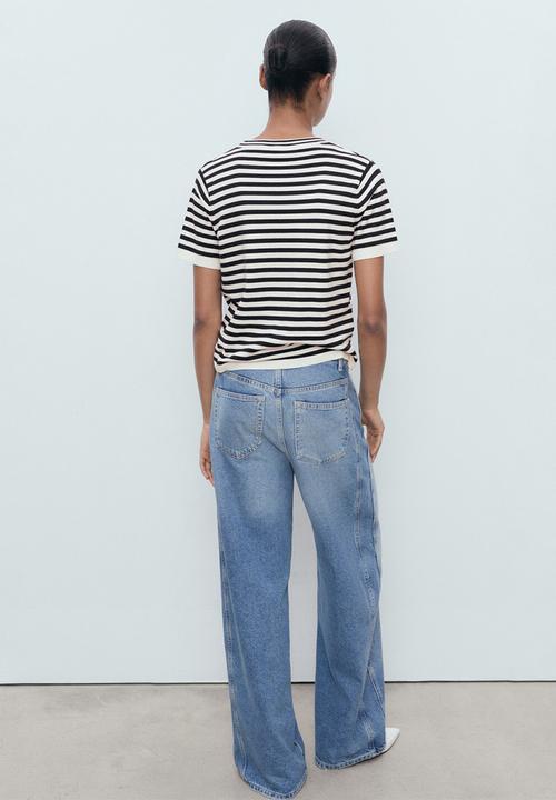 MANGO - Sweater Arca -  Navy