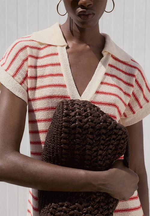 MANGO - Dress Tunis - Red
