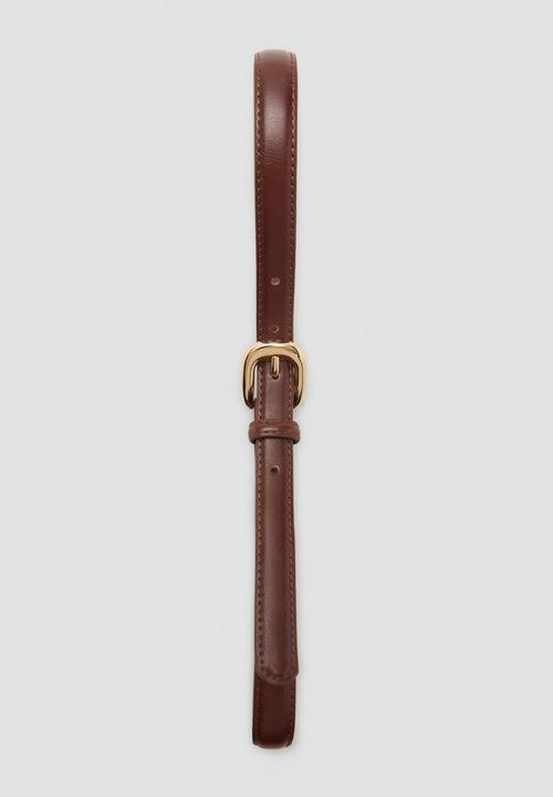 MANGO - Nico belt  -brown