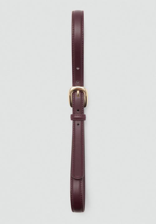MANGO - Nico belt - dark red