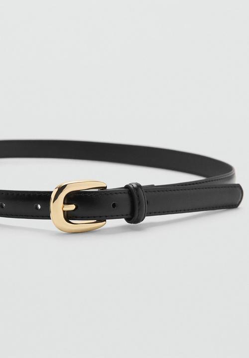 MANGO - Belt nico -black