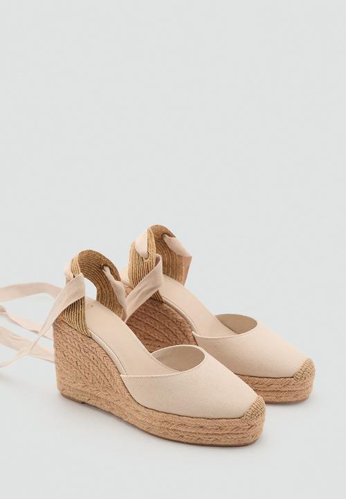MANGO - Ona heel - light beige