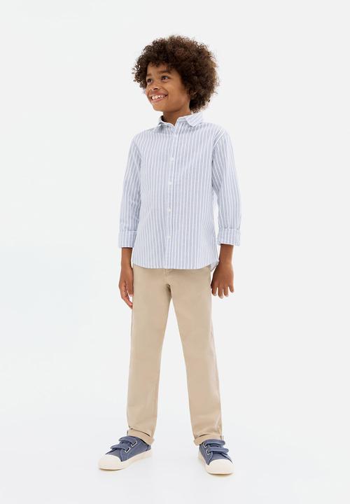 MANGO - Trousers Piccolo - Light Pastel Brown
