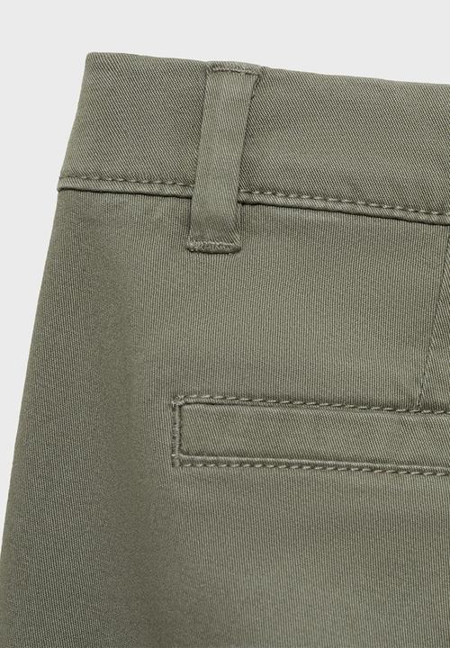MANGO - Trousers Piccolo - Beige & Khaki
