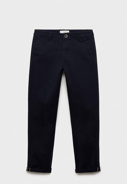 MANGO - Trousers Piccolo - Navy