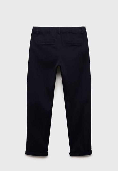 MANGO - Trousers Piccolo - Navy