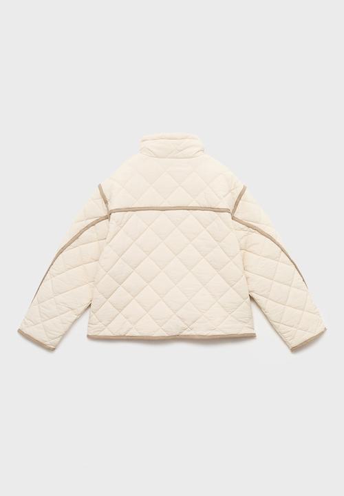 MANGO - Puffer Coat Paloma - Light Beige