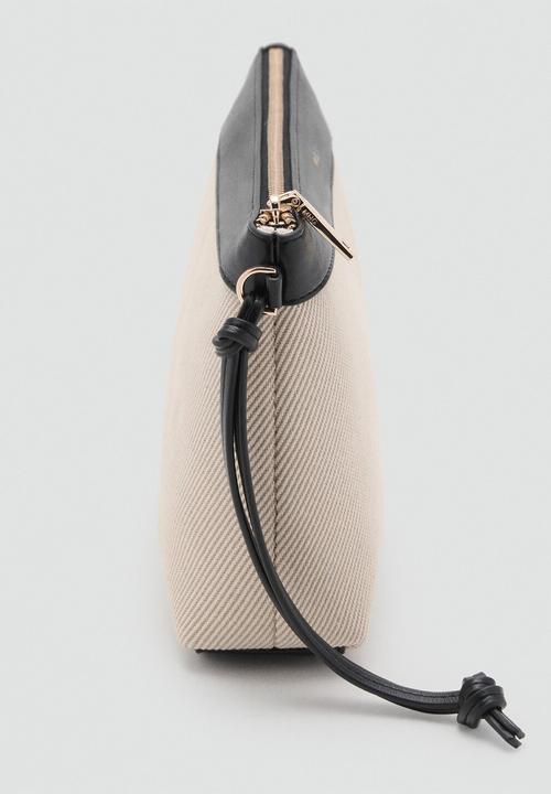 MANGO - Cosmetic bag gante- offwhite