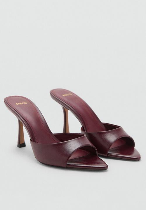 MANGO - Pepyg heel - dark red