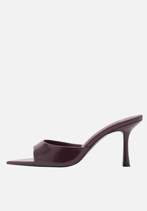 MANGO - Pepyg heel - dark red