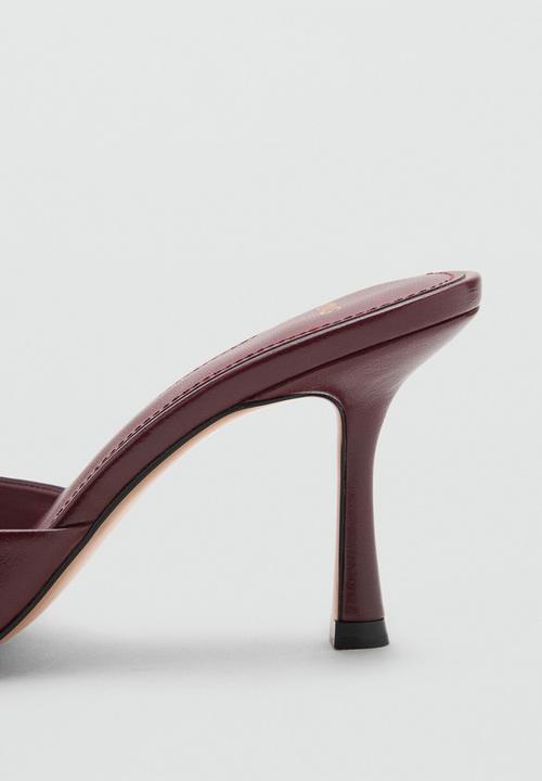 MANGO - Pepyg heel - dark red