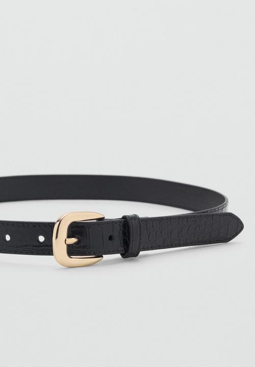 MANGO - Coqui belt -black