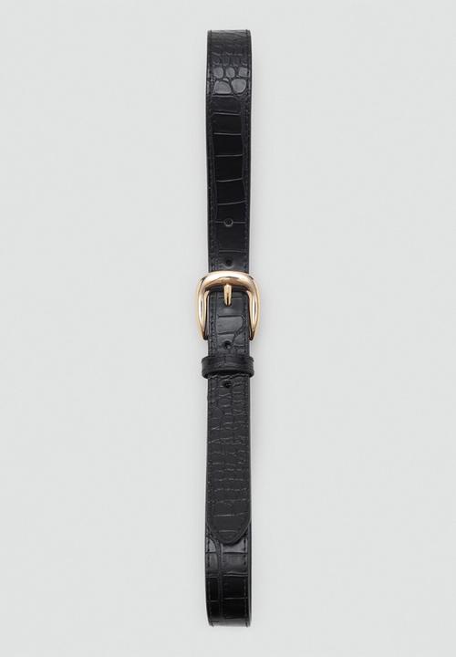 MANGO - Coqui belt -black