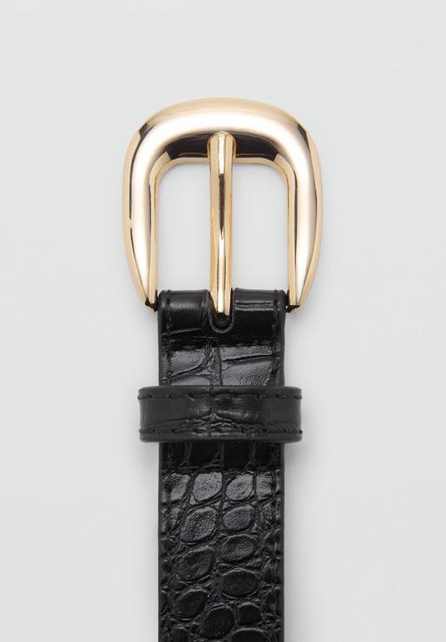MANGO - Coqui belt -black