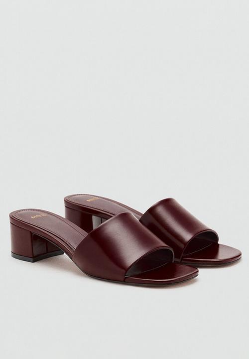 MANGO - Maria heel - dark red