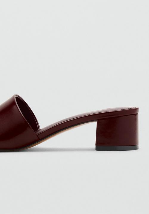 MANGO - Maria heel - dark red