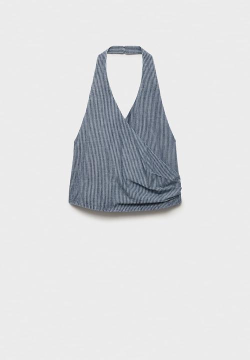 MANGO - Top Blanes - Medium Blue