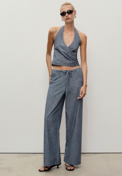 MANGO - Top Blanes - Medium Blue