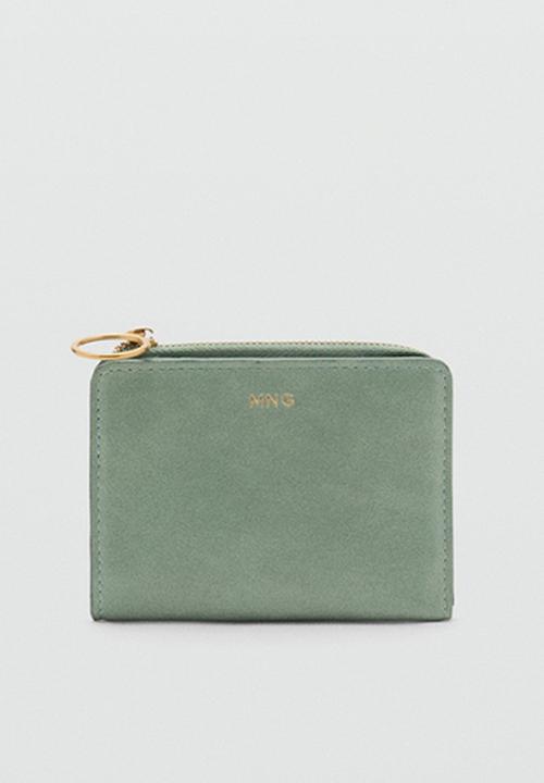 MANGO - Wallet retro - light green