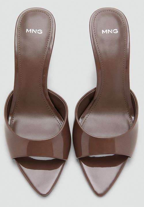 MANGO - Pepych heel - dark brown