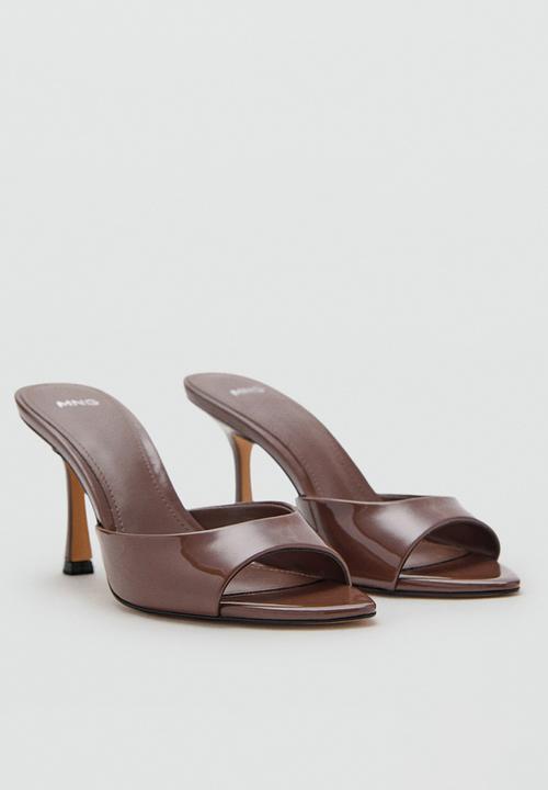 MANGO - Pepych heel - dark brown