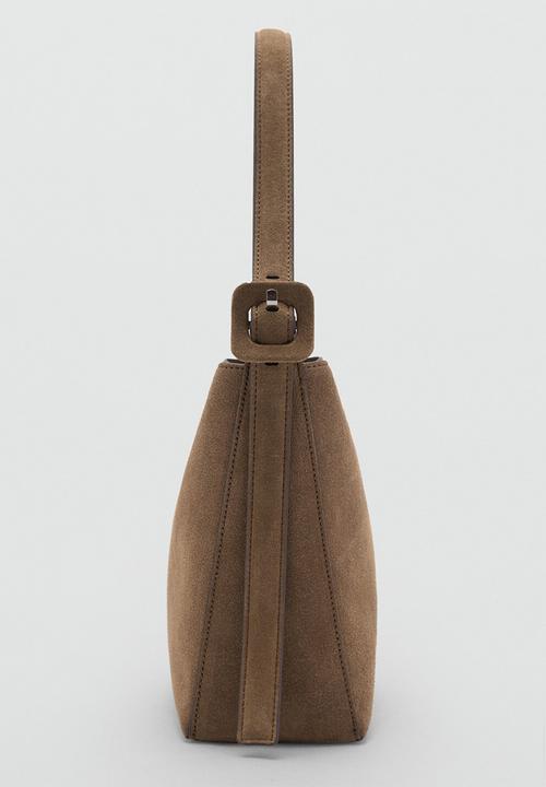 MANGO - Igor shoulder bag - khaki