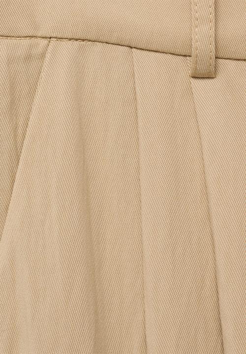 MANGO - Trousers Deia - Light Beige