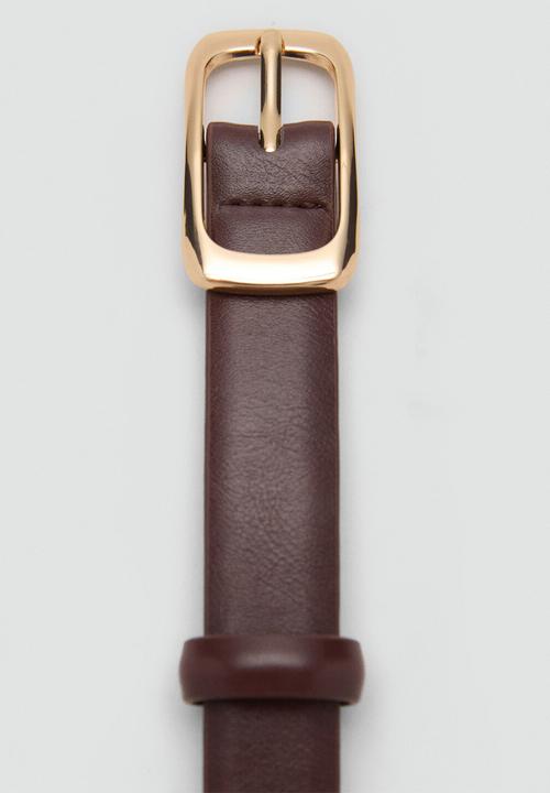 MANGO - Mass belt - brown