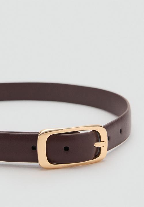 MANGO - Mass belt - brown
