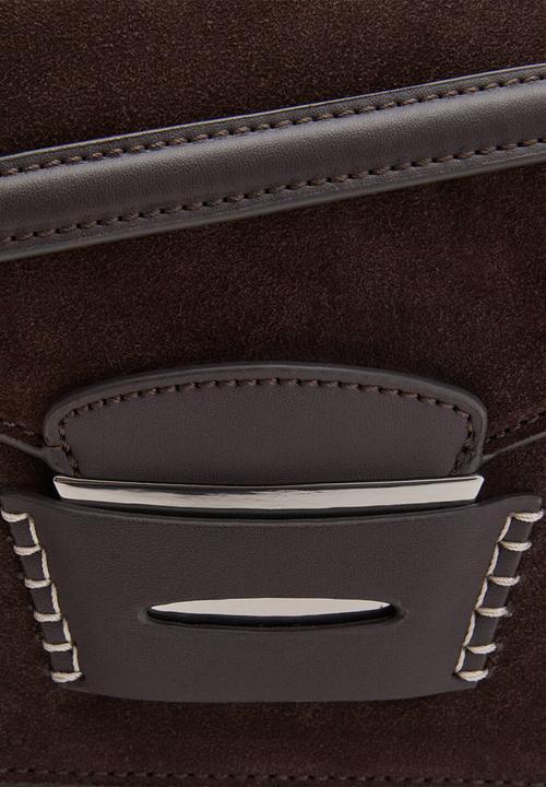 MANGO - Shoulder bag mask - brown