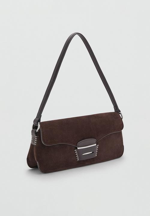 MANGO - Shoulder bag mask - brown