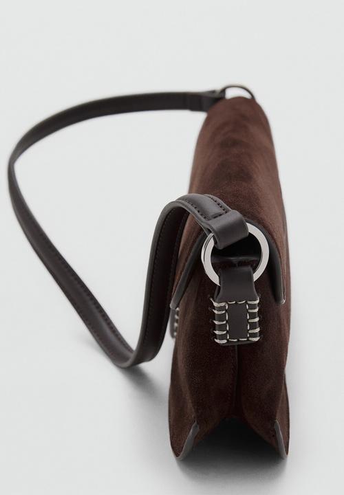 MANGO - Shoulder bag mask - brown