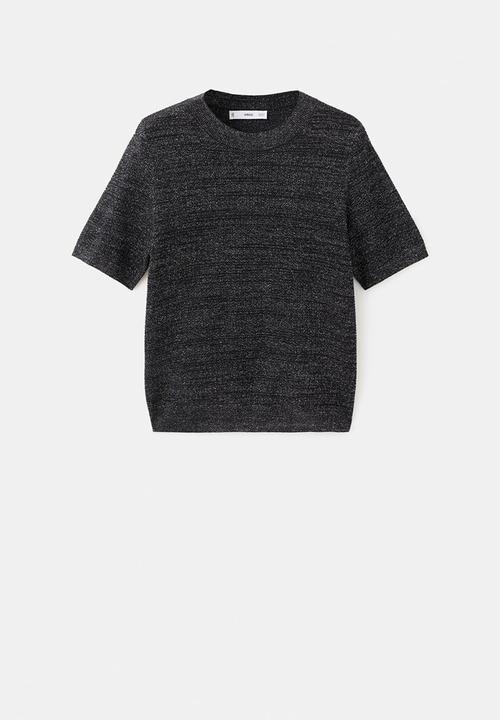 MANGO - Sweater Glitter - Black