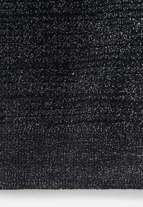 MANGO - Sweater Glitter - Black