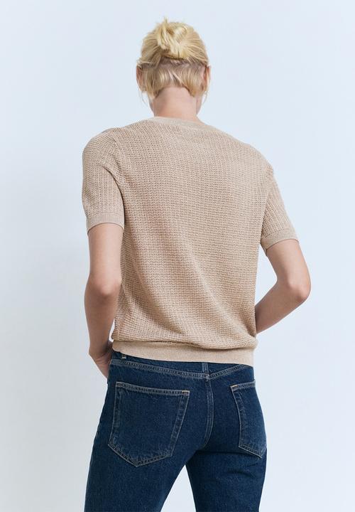 MANGO - Sweater Glitter - Silver