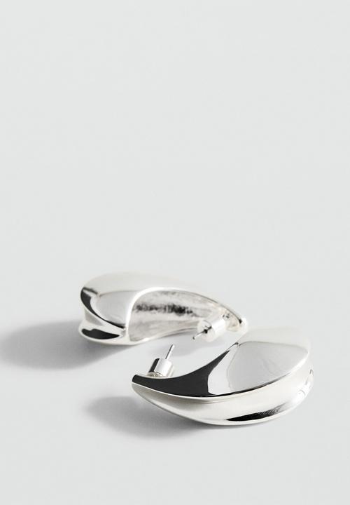 MANGO - Calista earrings - silver