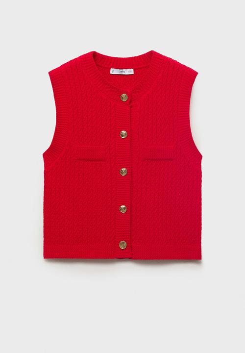 MANGO - Vest Winneba - Red