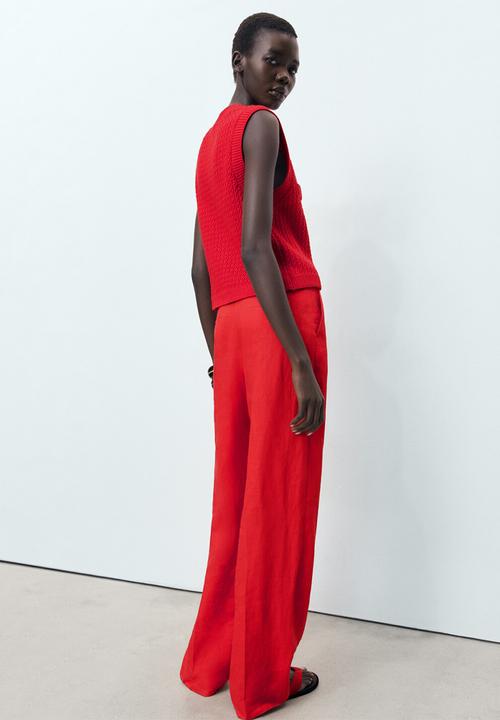 MANGO - Vest Winneba - Red