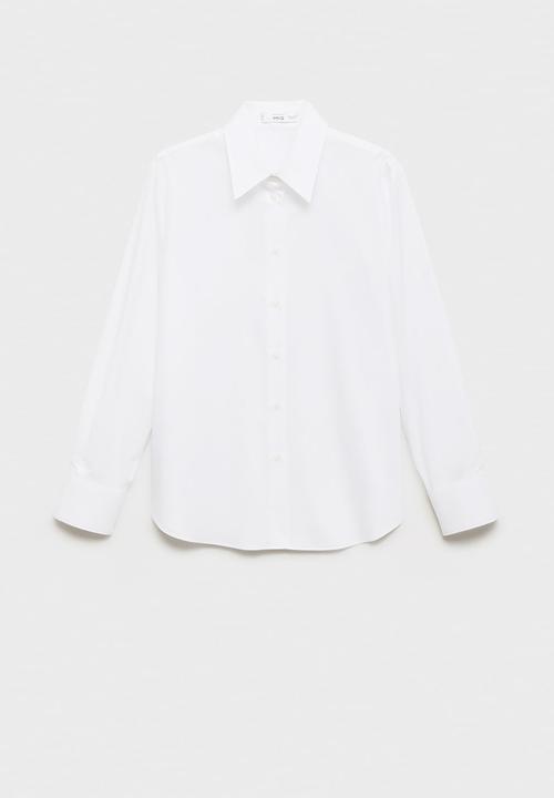 MANGO - Shirt Regu - Natural