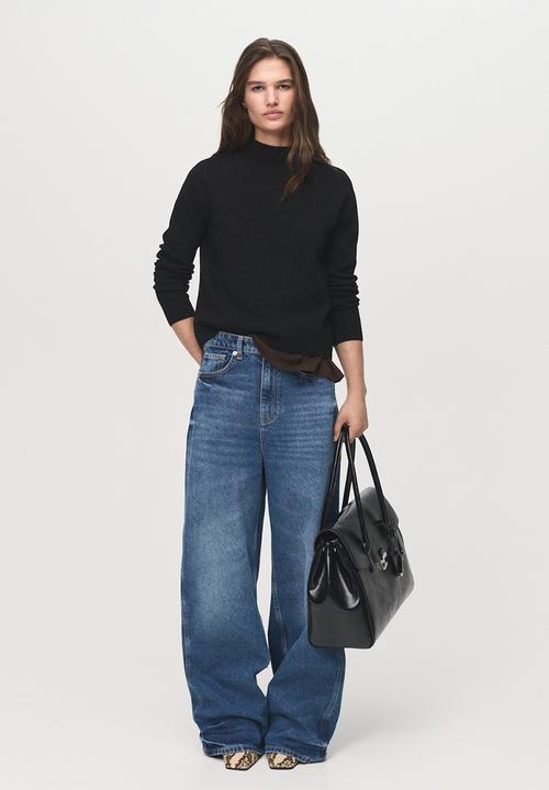 MANGO - Jersey Chimney - Black