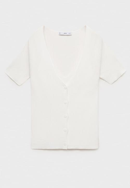 MANGO - Sweater Orquidea - White