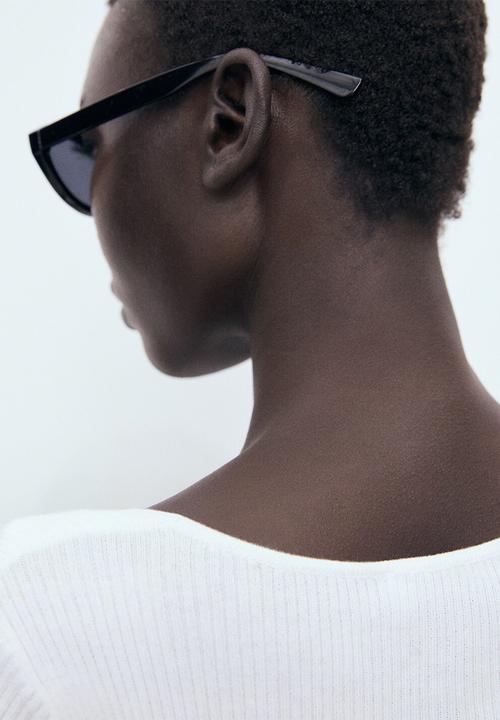 MANGO - Sweater Orquidea - White