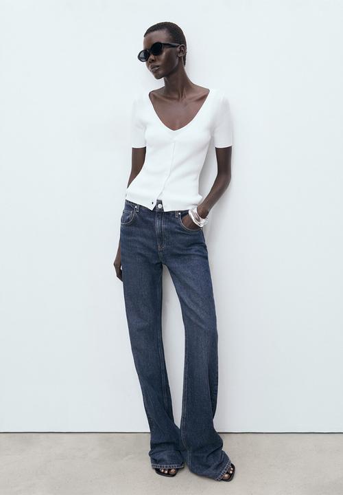 MANGO - Sweater Orquidea - White