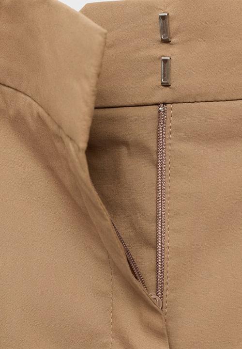 MANGO - Trousers Malta - Medium Brown