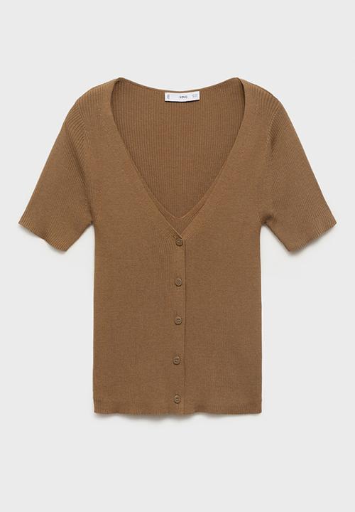 MANGO - Sweater Orquidea - Medium Brown