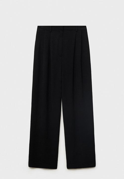 MANGO - Trousers Peplum - Black